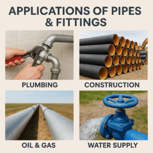 Applications of Pipes & Fittings
